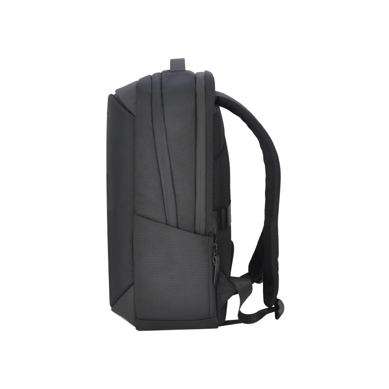 black slim business laptop backpack
