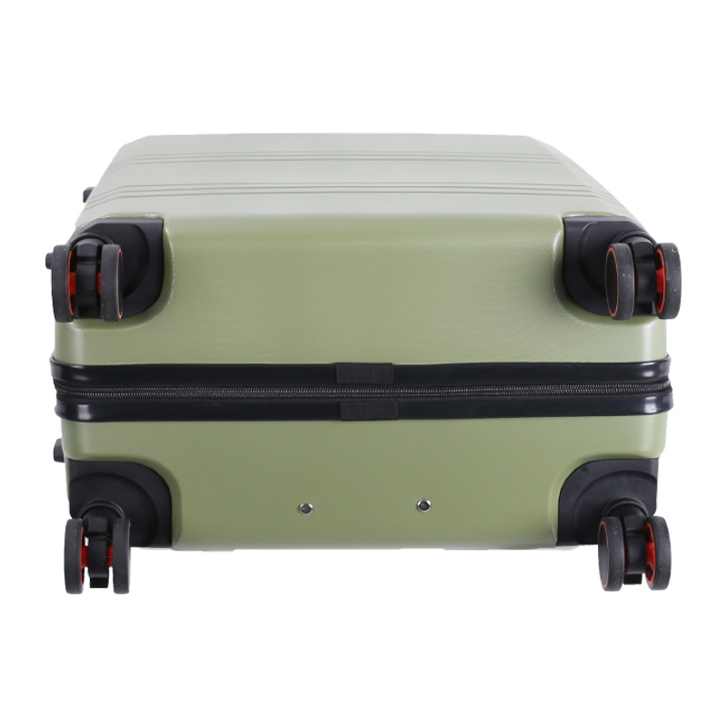 Secure zipper closure carry-on suitcase