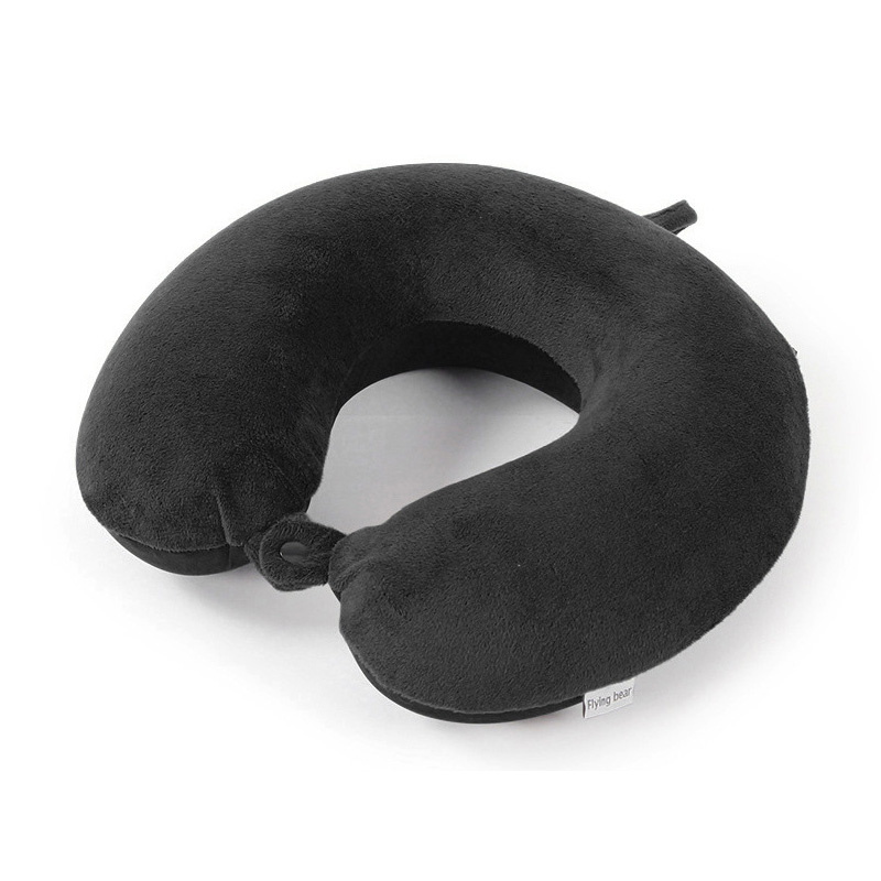 Breathable u-shaped memory foam neck cushion