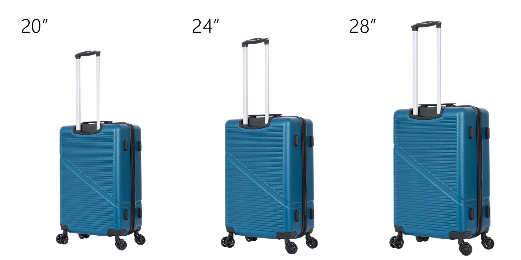 Premium 20/24/28 Inch ABS Hardside Luggage Full Details