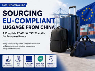 EU-conforme bagage inkopen uit China: een complete REACH- en BSCI-checklist voor Europese merken