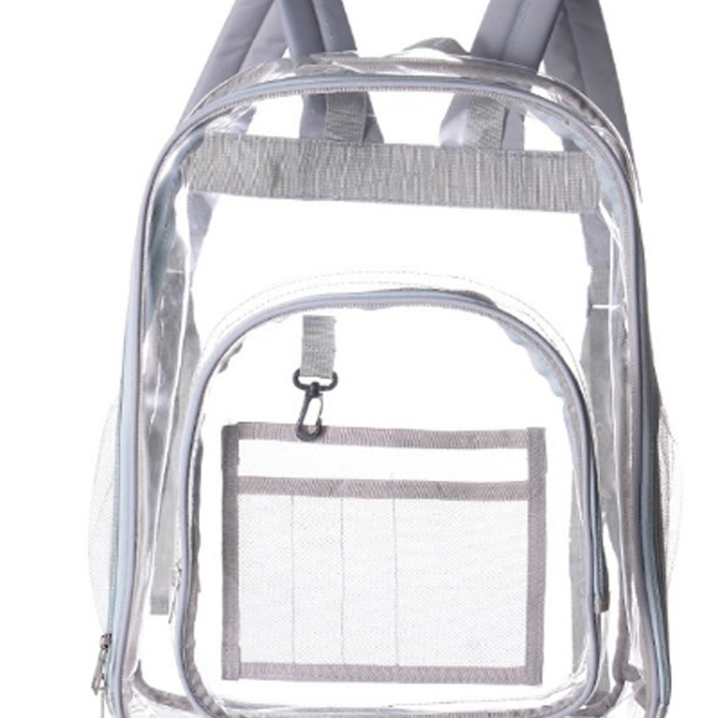 Transparent large backpack