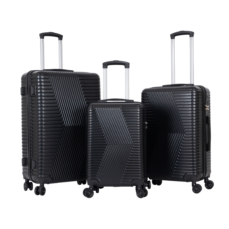 Lightweight 3-piece luggage set