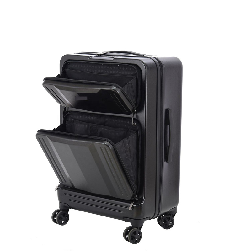 Travel Suitcase with Front Pocket