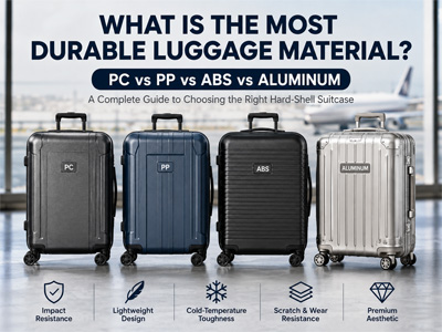 Wat is het meest duurzame materiaal voor bagage? PC vs PP vs ABS vs Aluminium